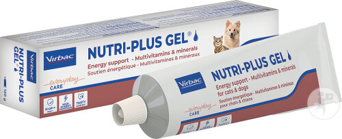 Virbac Nutri-Plus Gel Soutien Énergétique Multivitamines Et Minéraux Tube 120g