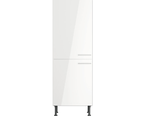 Optifit pantrykast Rurik986 BxDxH 60x58,4x176,6 cm wit glanzend gedemonteerd scharnier omkeerbaar (links of rechts te monteren)