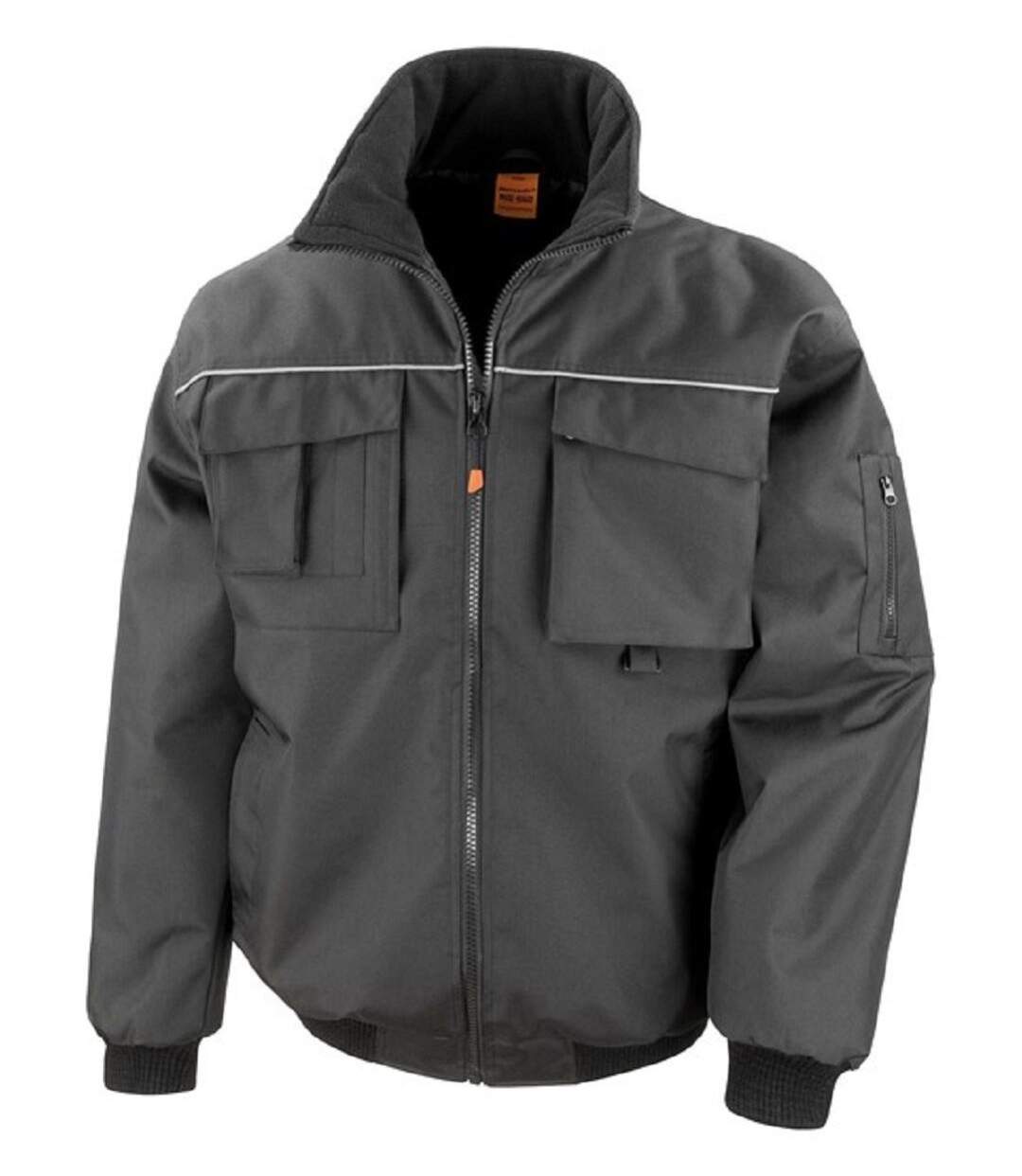 Blouson de travail style aviateur - Homme - R300X - noir