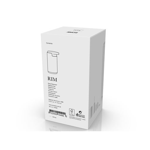 Zone Rim Sæbedispenser, White