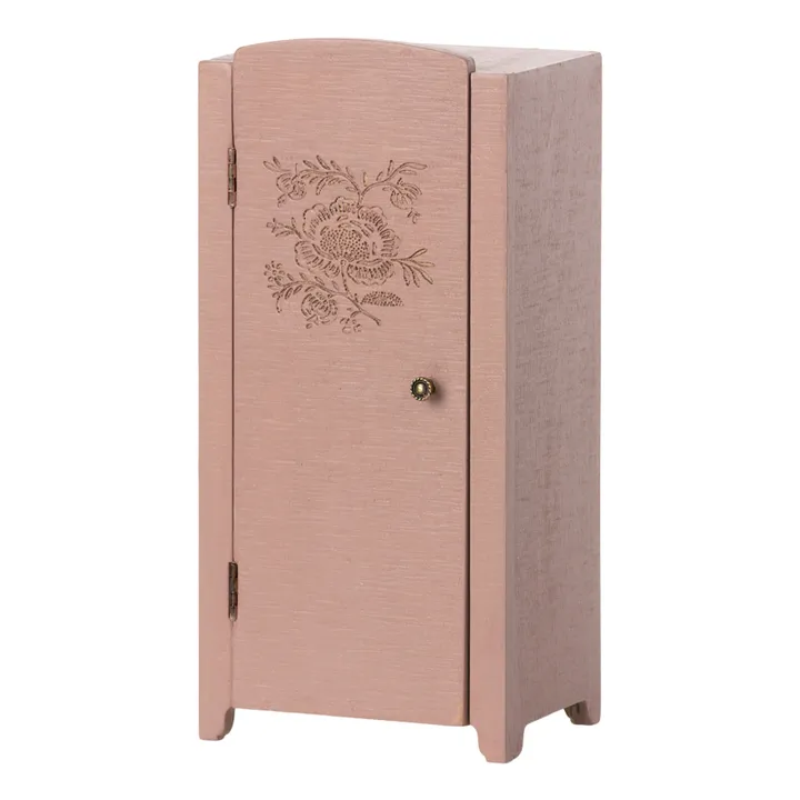 Maileg Mini armoire en bois | Rose pâle