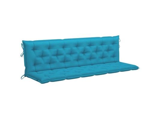 VIDAXL - Galette de chaise Coussin de balancelle bleu clair 200 cm tissu