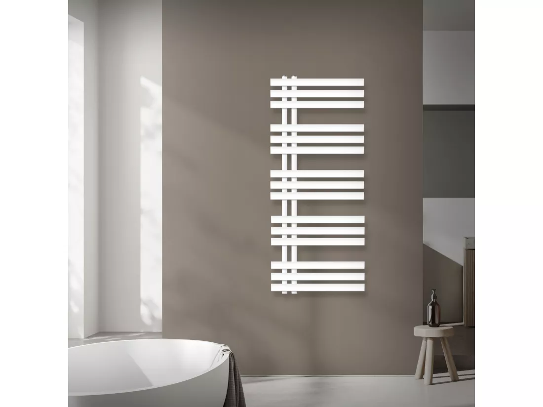 Radiateur Design Radiateur Sèche Serviette Porte Serviette Mural 500 x 1200 Blanc