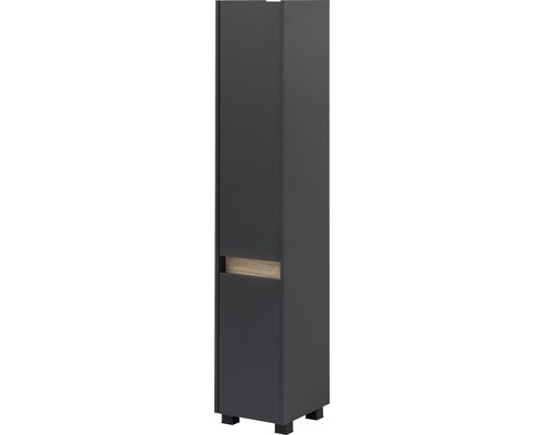 Meubelpartner Cosmo hoge kast, afmetingen (B x H x D): 30,2 x 164,5 x 33 cm, frontkleur: antraciet
