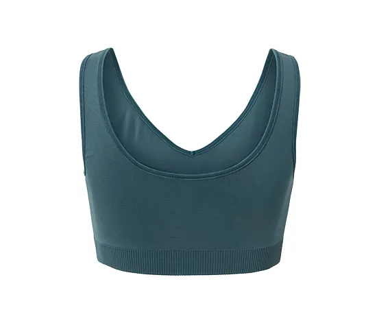 Seamless-Sport-Bustier, grün