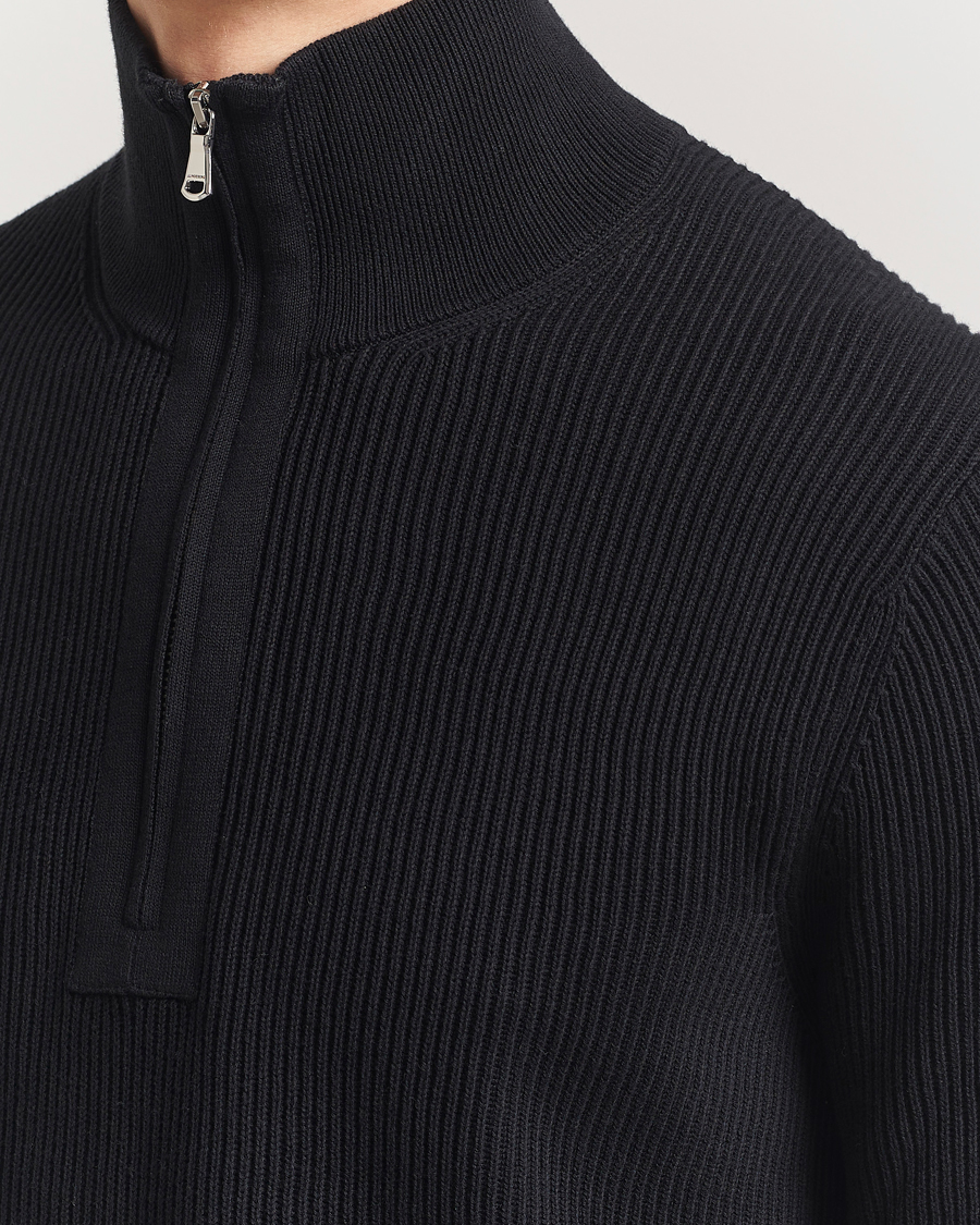 J.Lindeberg Alex Knitted Half-Zip Black
