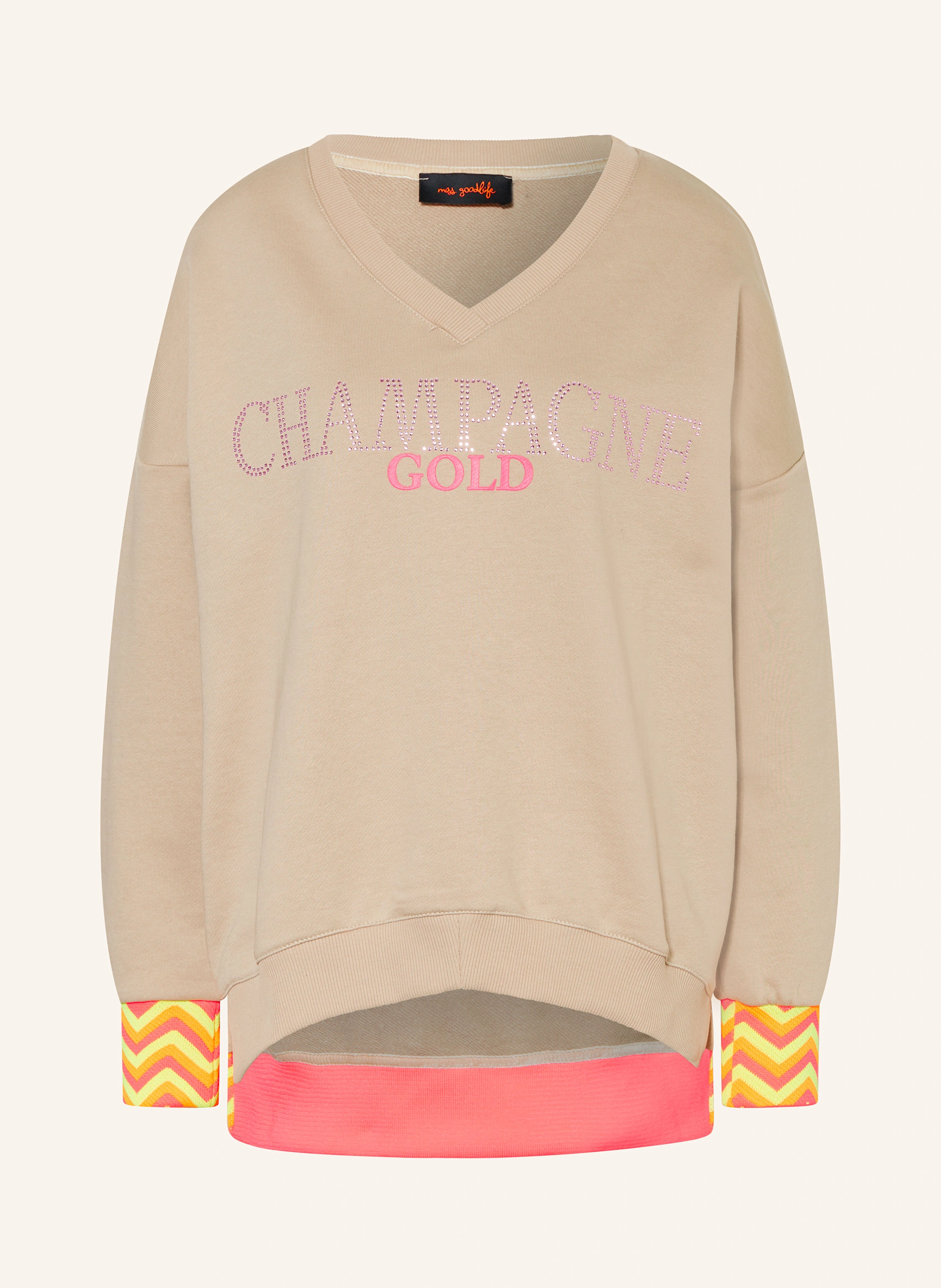 miss goodlife Sweatshirt mit Pailletten