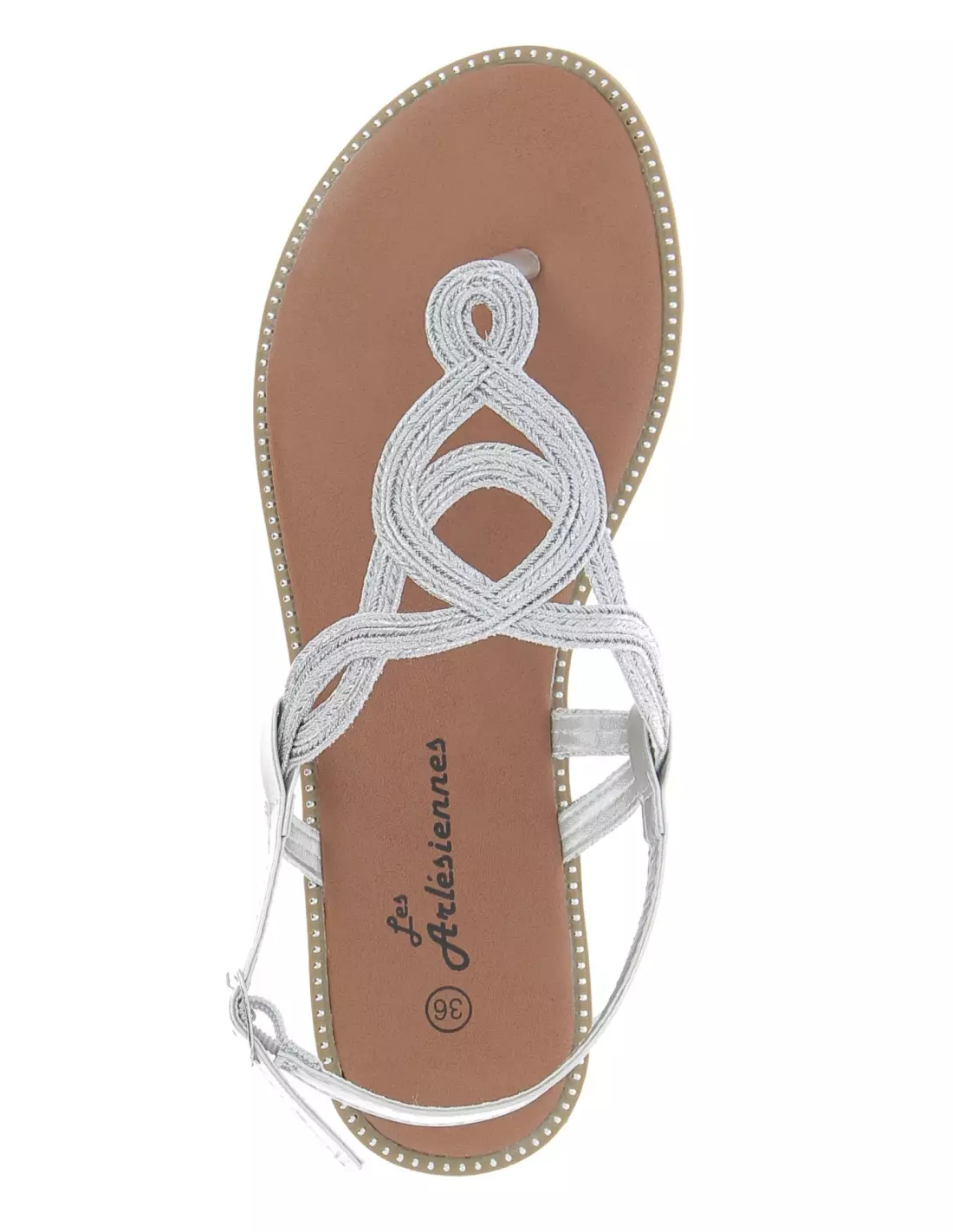 LES ARLESIENNES B922800 - Sandales & nu-pieds Silver