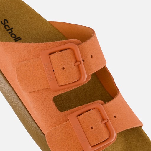 Scholl Noelle Chunky Sandalen oranje Suede