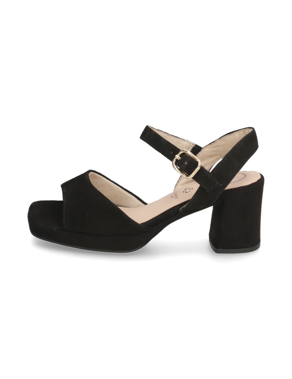 Veloursleder Sandale