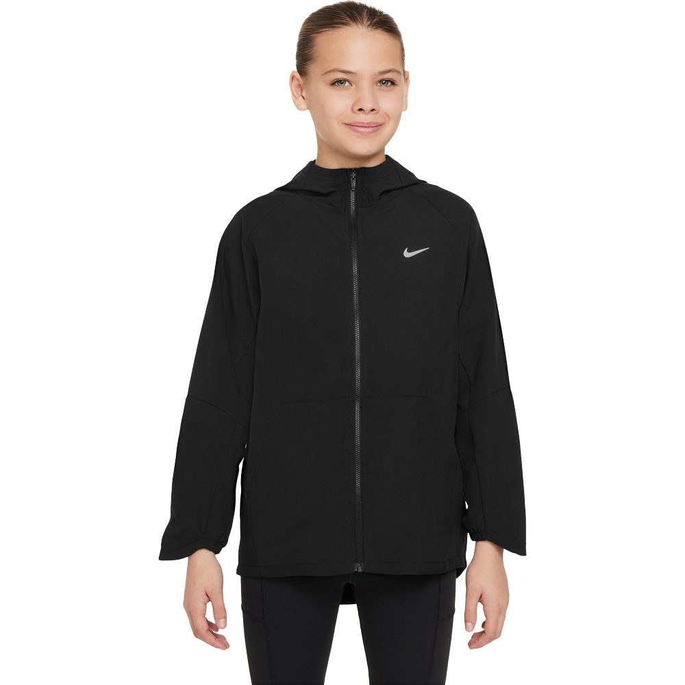 Nike Dri-Fit UV Trainingsjacke Kinder schwarz