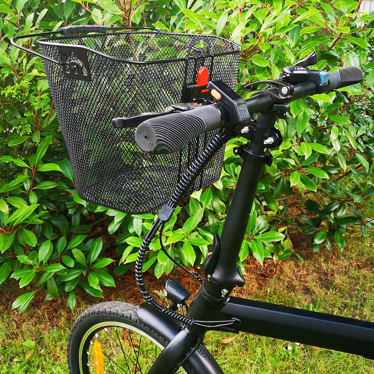 Rolektro, Fahrradkorb mit Halterstange