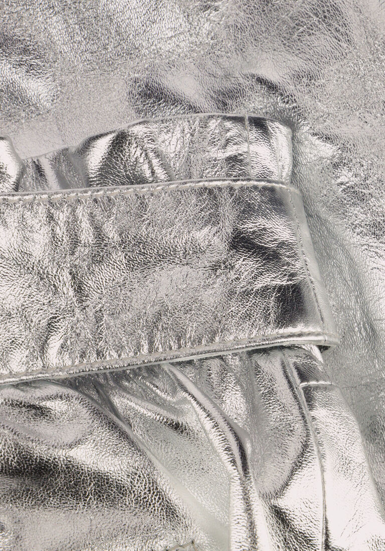 IBANA zilveren ibana shorts sasha metallic