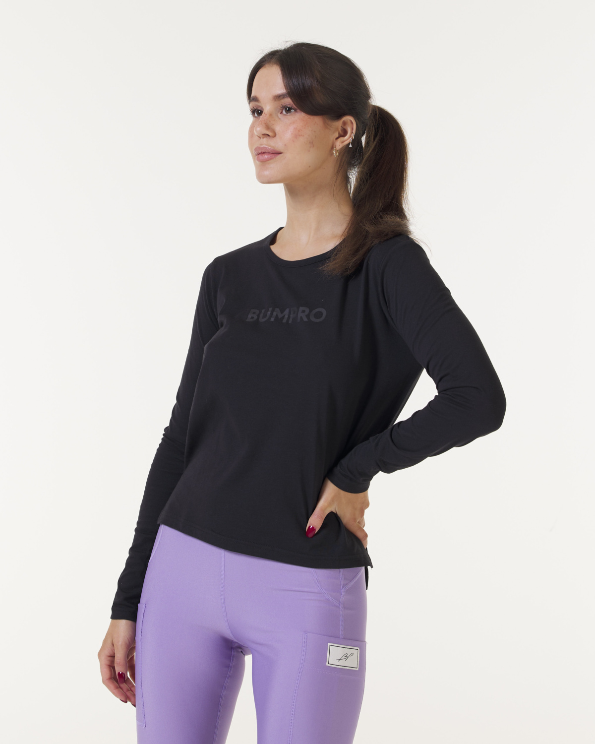 Bumpro Downtown Logo LS Black