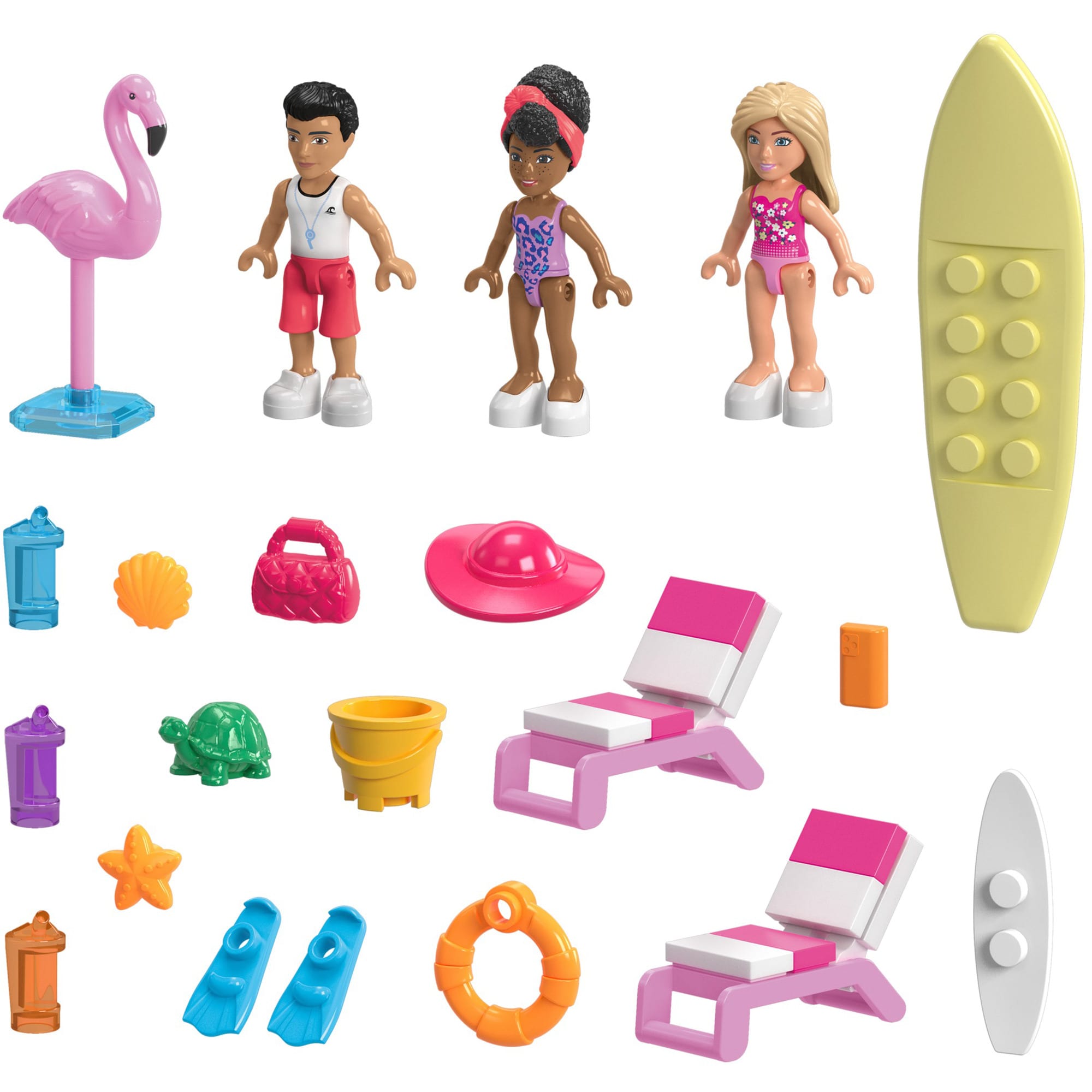 Mattel Konstruktionsspielzeug MEGA Barbie Traum-Boot