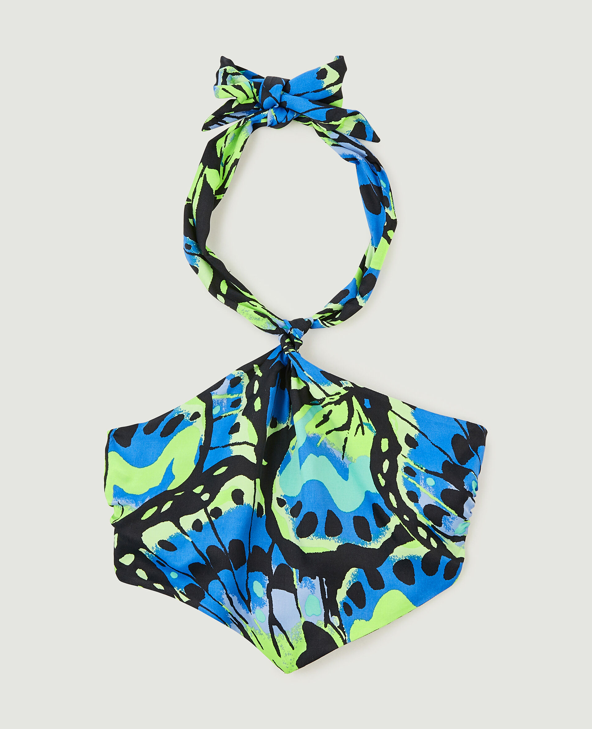 Top dos-nu esprit foulard - Vert