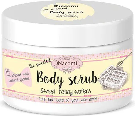 Nacomi Natural Body Scrub Sweet Honey Wafers 200g