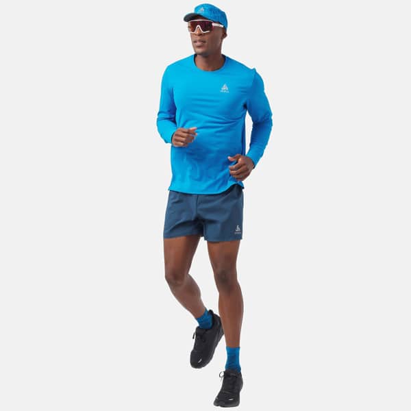 Short running ODLO ZEROWEIGHT 5 INCH BLUE WING TEAL