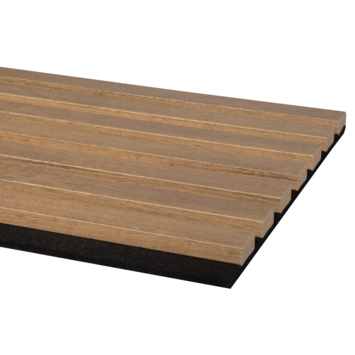 Lattenwand Decowall Acoustic rustiek eiken 260x30cm,2 stuks (1.56m2)