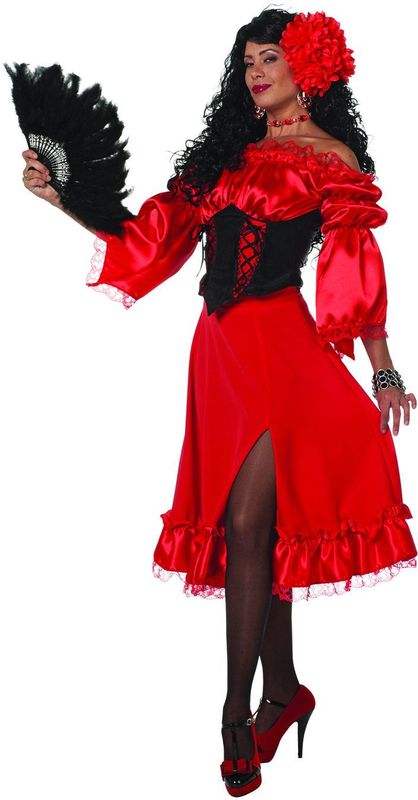 Rok - Rood - Carnavalsjurk