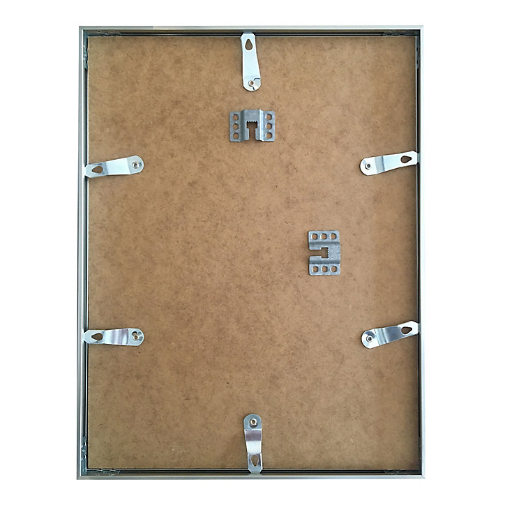 Cadre photo aluminium noir Accent l.60 x H.80 cm