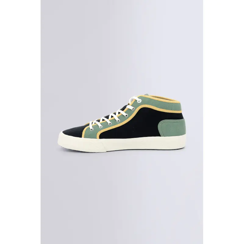 ARVEILER NOIR VERT SNEAKERS HAUTES Textile Homme