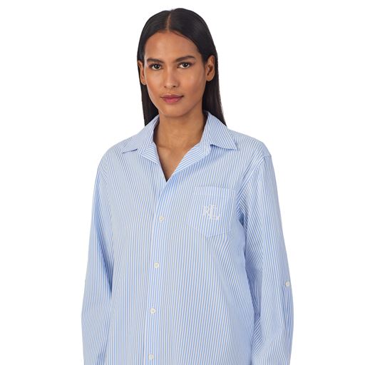 Lauren Ralph Lauren Natskjorte, Blue Stripe, S