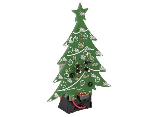 Whadda Bausatz Weinachtsbaum Blau LED, mit Ein/Aus Schalter Elektronikbausatz