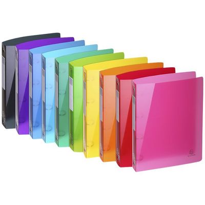 Exacompta Iderama - Classeur souple à anneaux - Dos 40 mm - A4 - pour 275 feuilles - disponible dans différentes couleurs