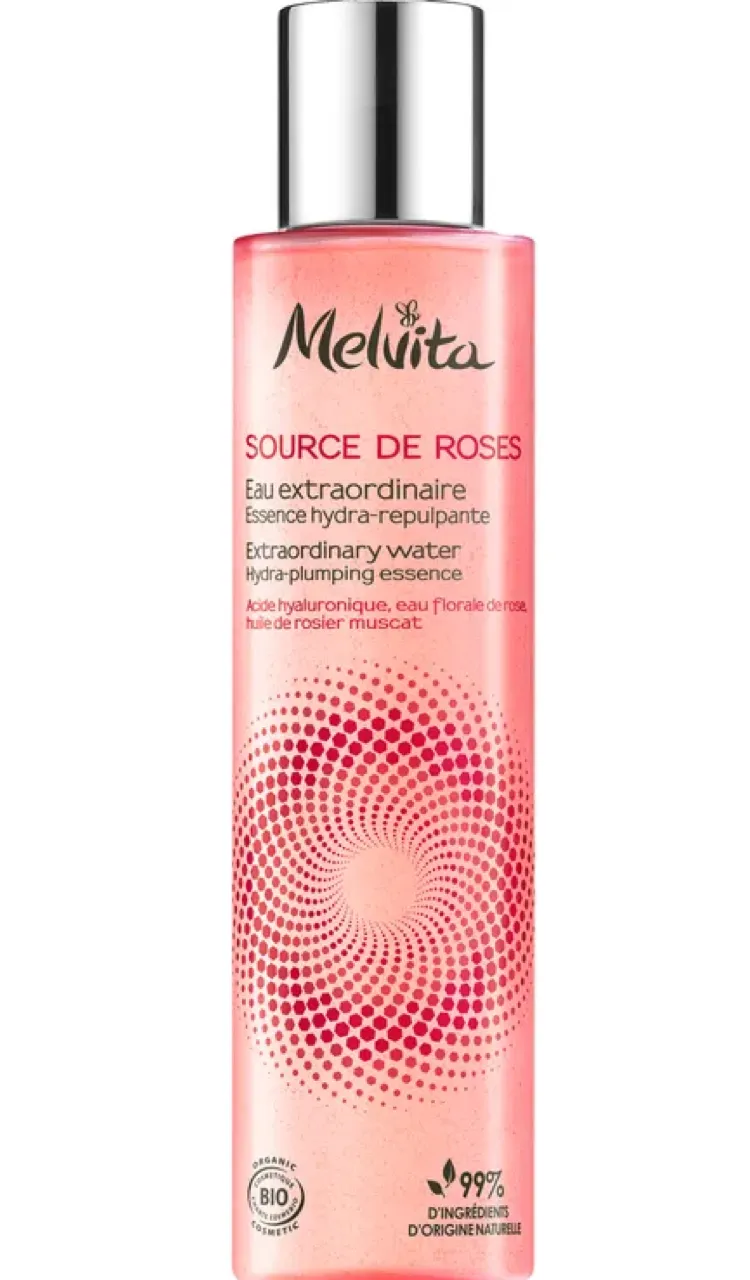 Melvita Essence hydra-repulpante bio à l’acide hyaluronique Source de Roses-150 ml