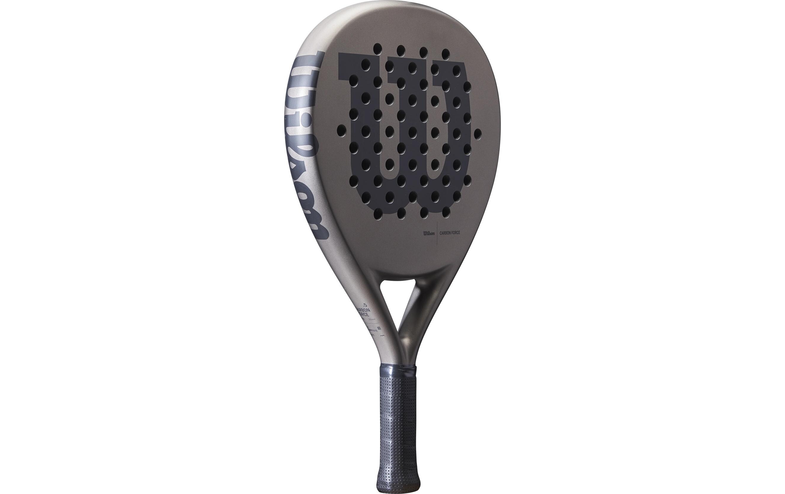 Padelracket Carbon Force Grau<br>Padelschläger mit Carbon Rahmen