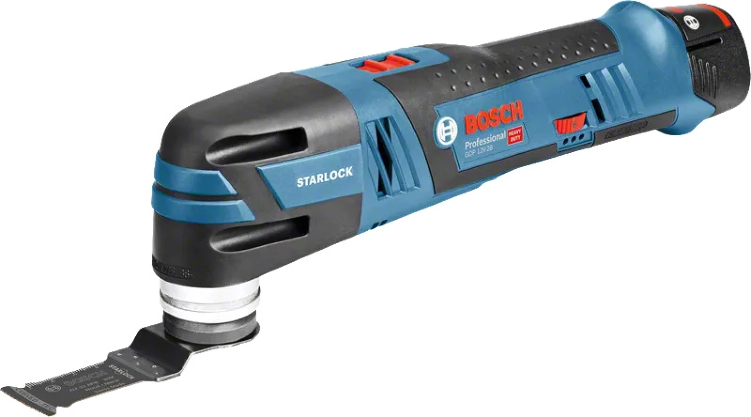 Bosch GOP 12V-28 12V Li-Ion Accu multitool set (2x 3.0Ah accu)   12 delige accessoireset in L-Boxx