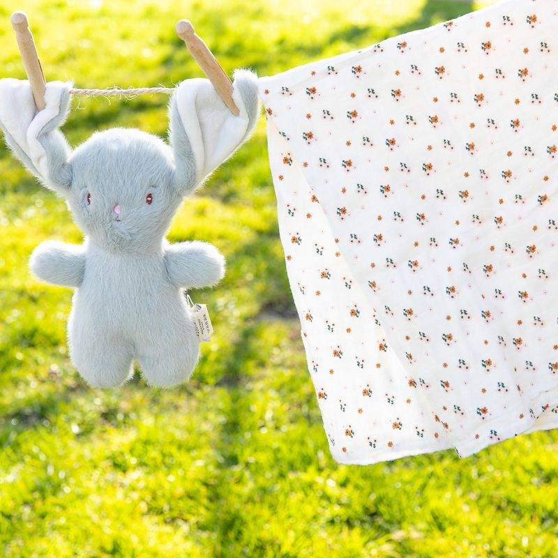 Peluche lapinou vert Frisette