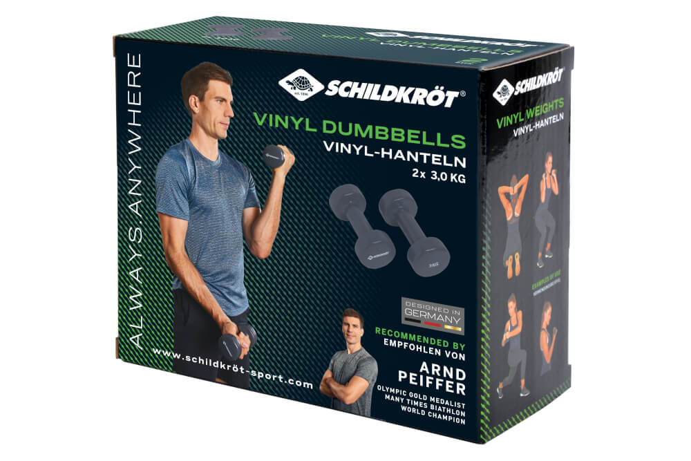 Schildkröt Fitness - Vinyl Hanteln 3,0kg Set