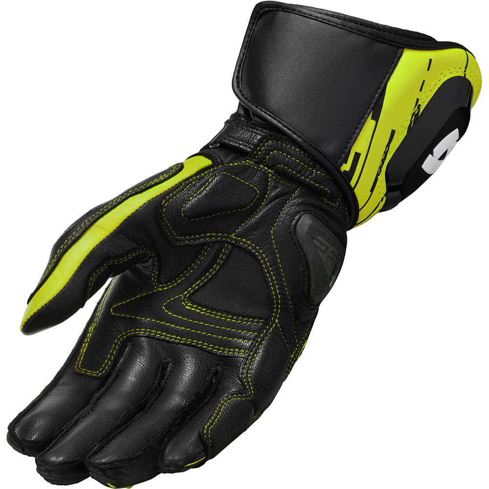 Rev'it - Gants Quantum 2 Noir / Jaune fluo