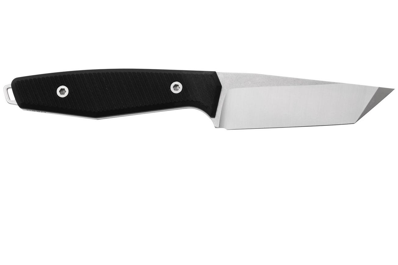 Böker Daily Knives AK1 American Tanto 129504, Black G10 vaststaand mes, Alex Kremer design