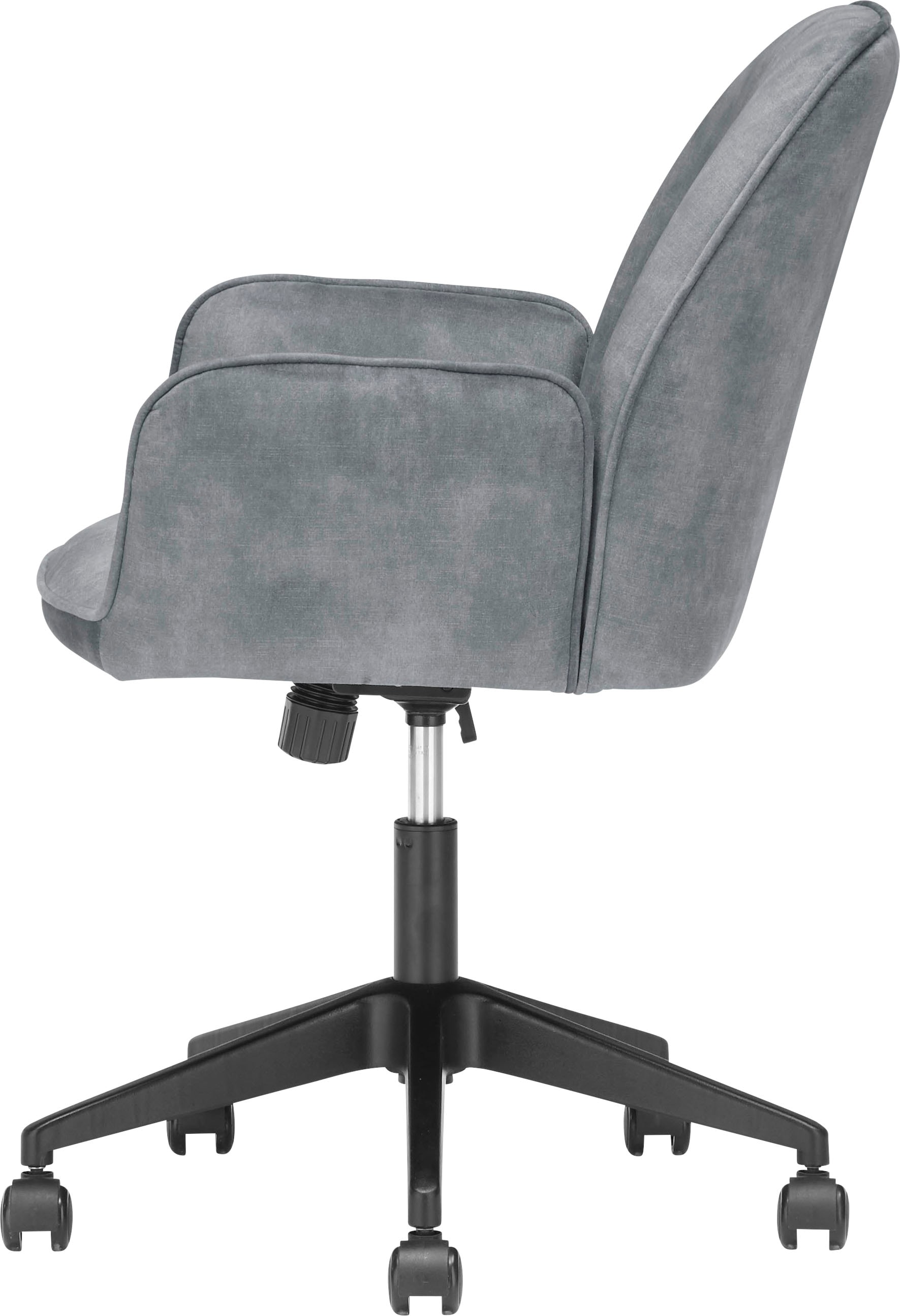 MCA furniture Schreibtischstuhl »O-Ottawa« () Velvet, Bürostuhl mit Komfortsitzhöhe stufenlos verstellbar