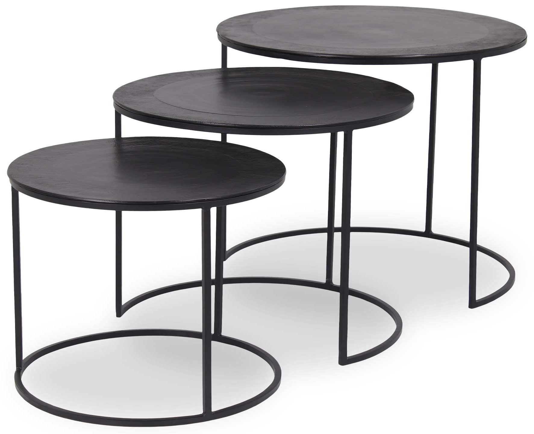 Salontafelset IV-52.009 Tres B55 x D55 x H45 cm