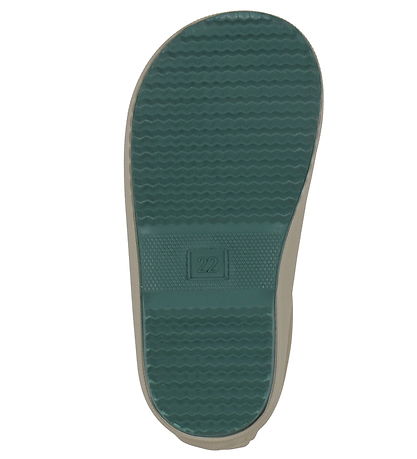 Pom Pom GummiStøvler - Duck/Emerald Green