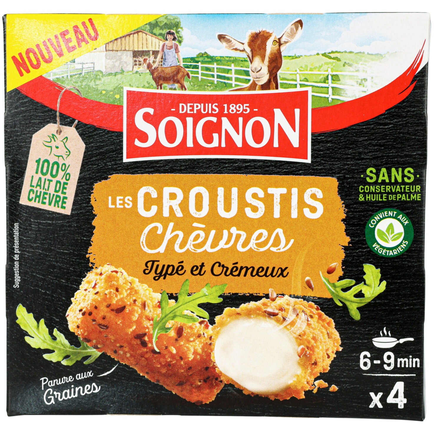 Soignon Les Croustis Chèvres