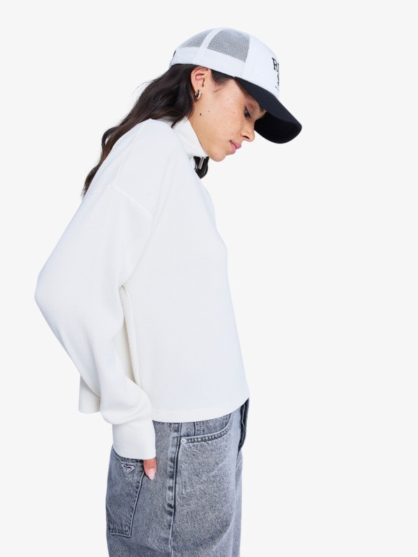 Carefree Cool Top zippé Blanc Femme