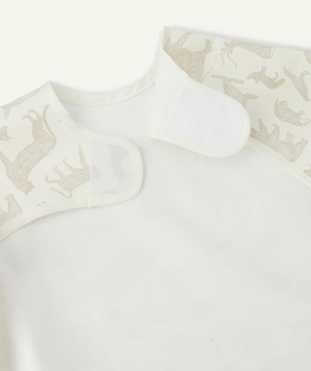 JOLLEINBAVOIR À MANCHES LONGUES IMPERMÉABLE IMPRIMÉ ANIMAUX VERT OLIVE