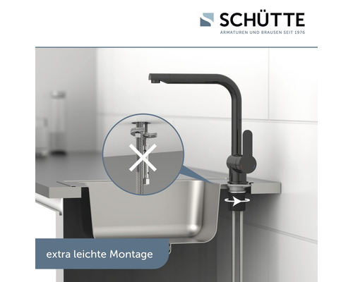 SCHÜTTE keukenkraan RIO grafiet 79836