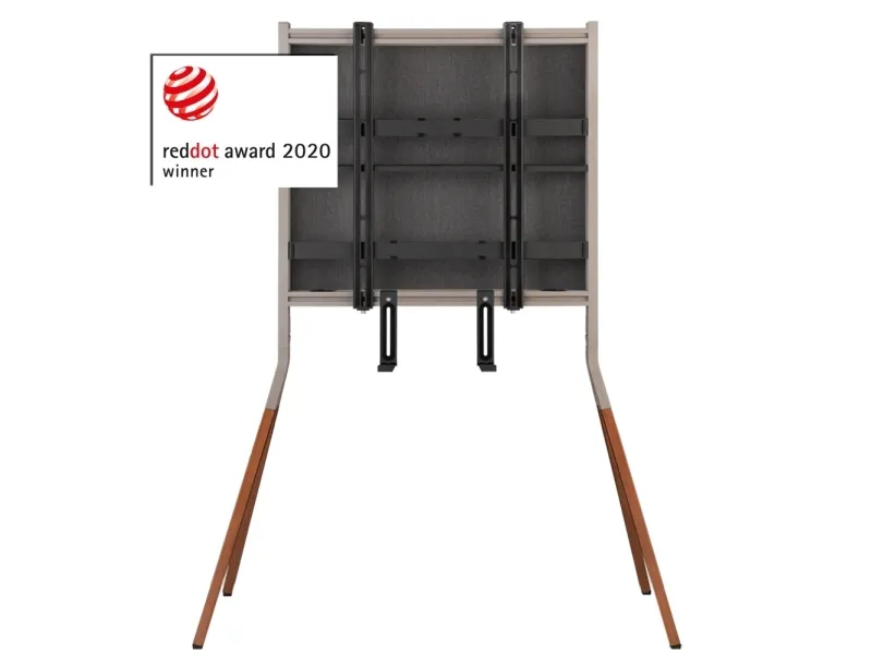 One For All Falcon Universal WM 7481 - Stativ - for LCD TV/lydbarre - valnød, pistolmetal grå - skærmstørrelse: 32