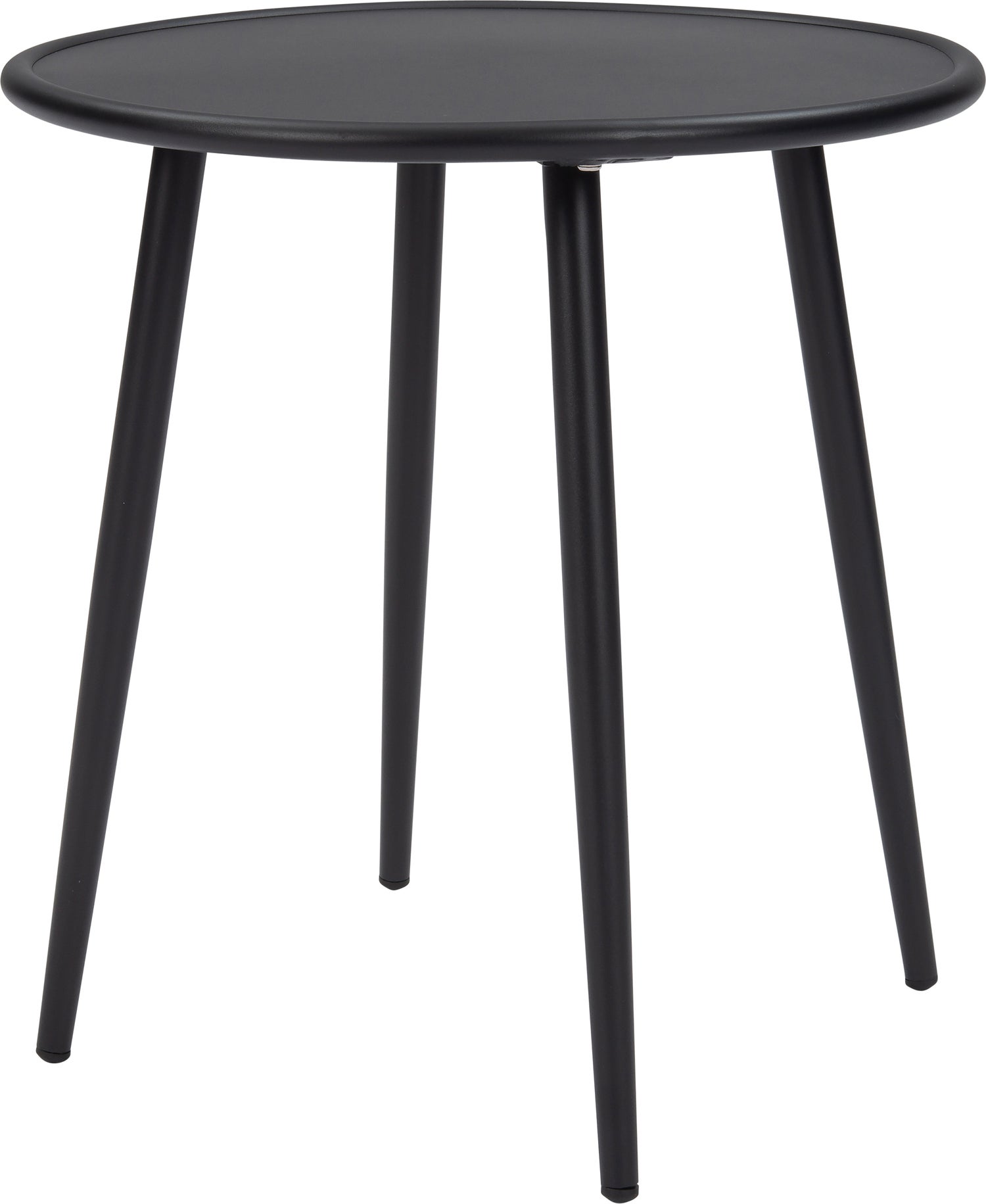 Intratuin bijzettafel Mees zwart D 52 H 55 cm