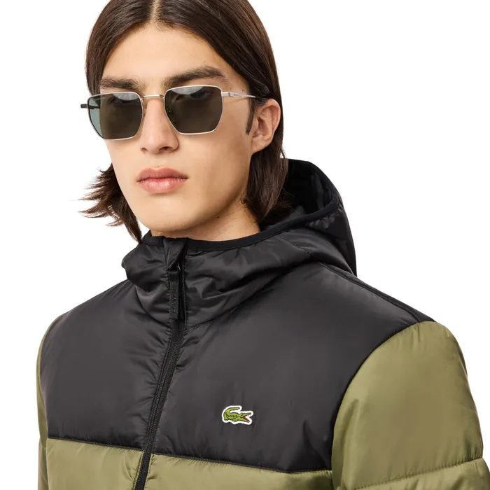 Lacoste Waterrepellent Hooded Puffer Jas Heren