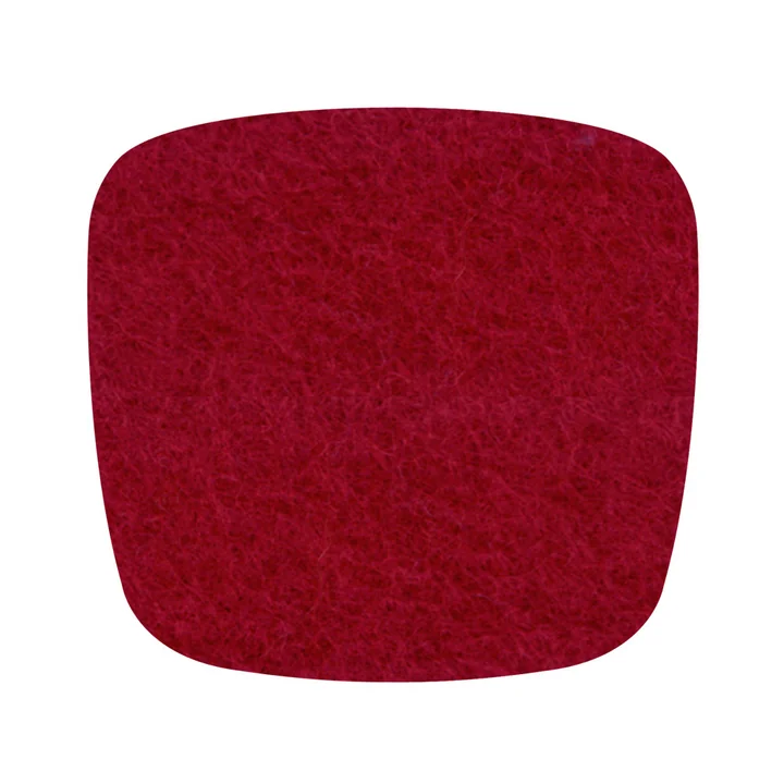 Hey Sign - Filz-Auflage Eames Plastic Armchair, rot 5 mm AR, mit Antirutsch-Beschichtung