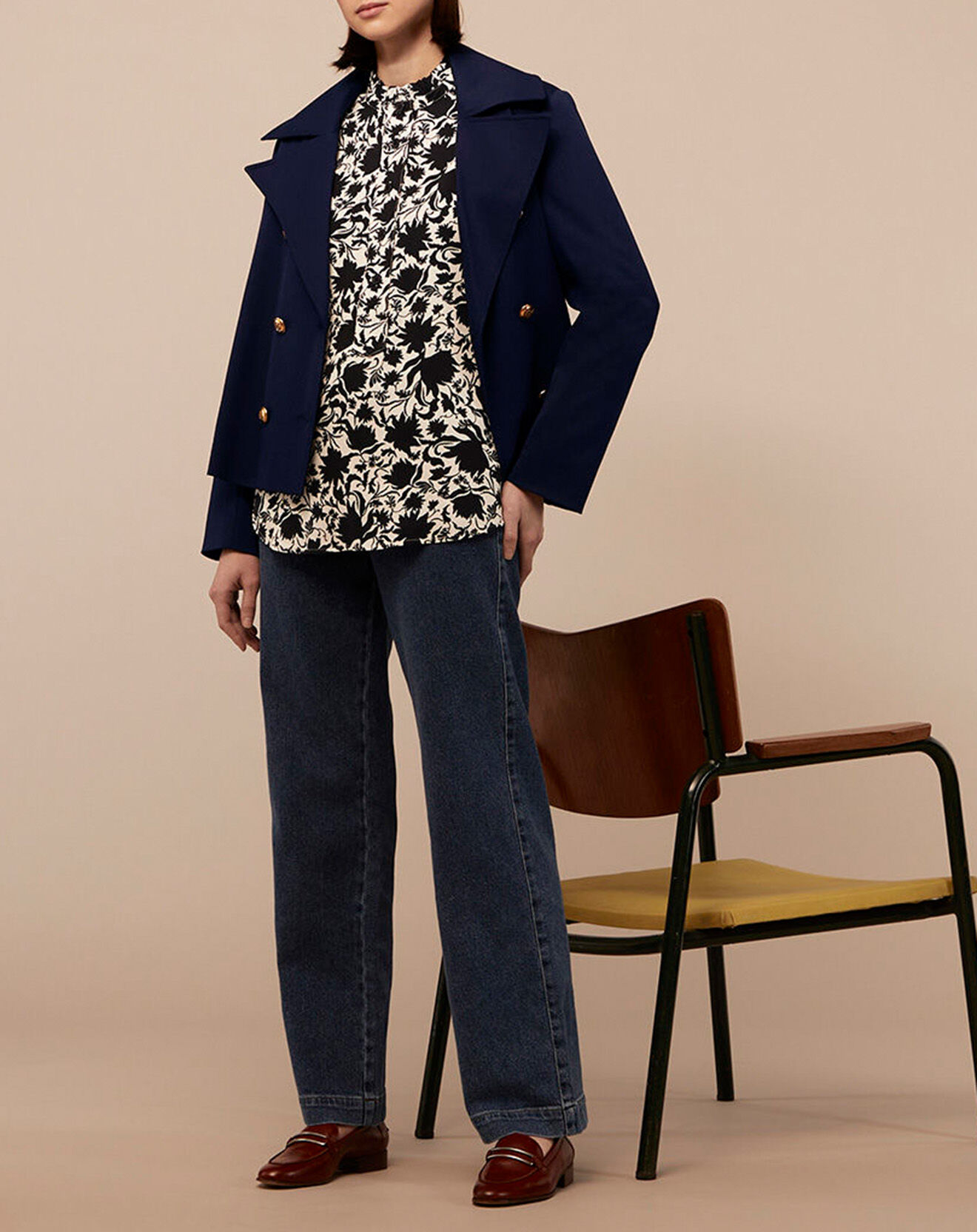 Jodhpur Veste Angel bleu marine