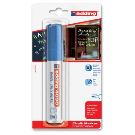 edding 4090 Kreidemarker, 4-15 mm, blau