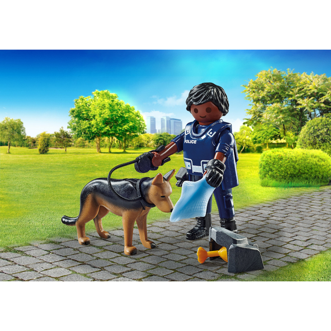 Playmobil® 71162 - Polizist mit Spürhund - Playmobil® Special Plus